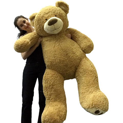 Huge life size plush teddy bear